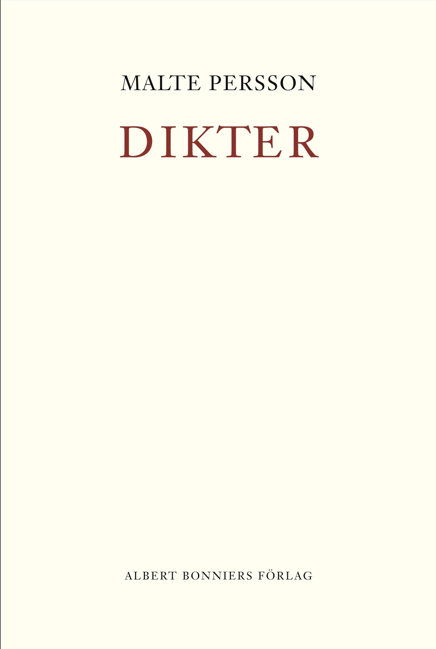 Dikter – E-bok