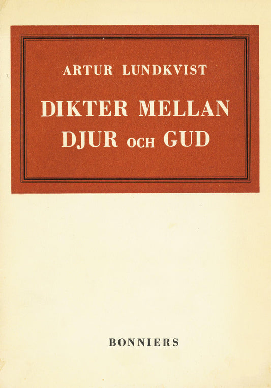 Dikter mellan djur och gud – E-bok