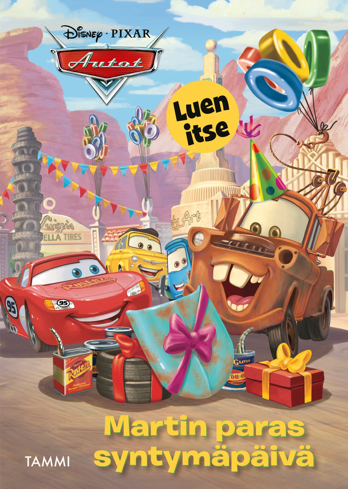 Disney Pixar Autot. Martin paras syntymäpäivä. Luen itse – E-bok