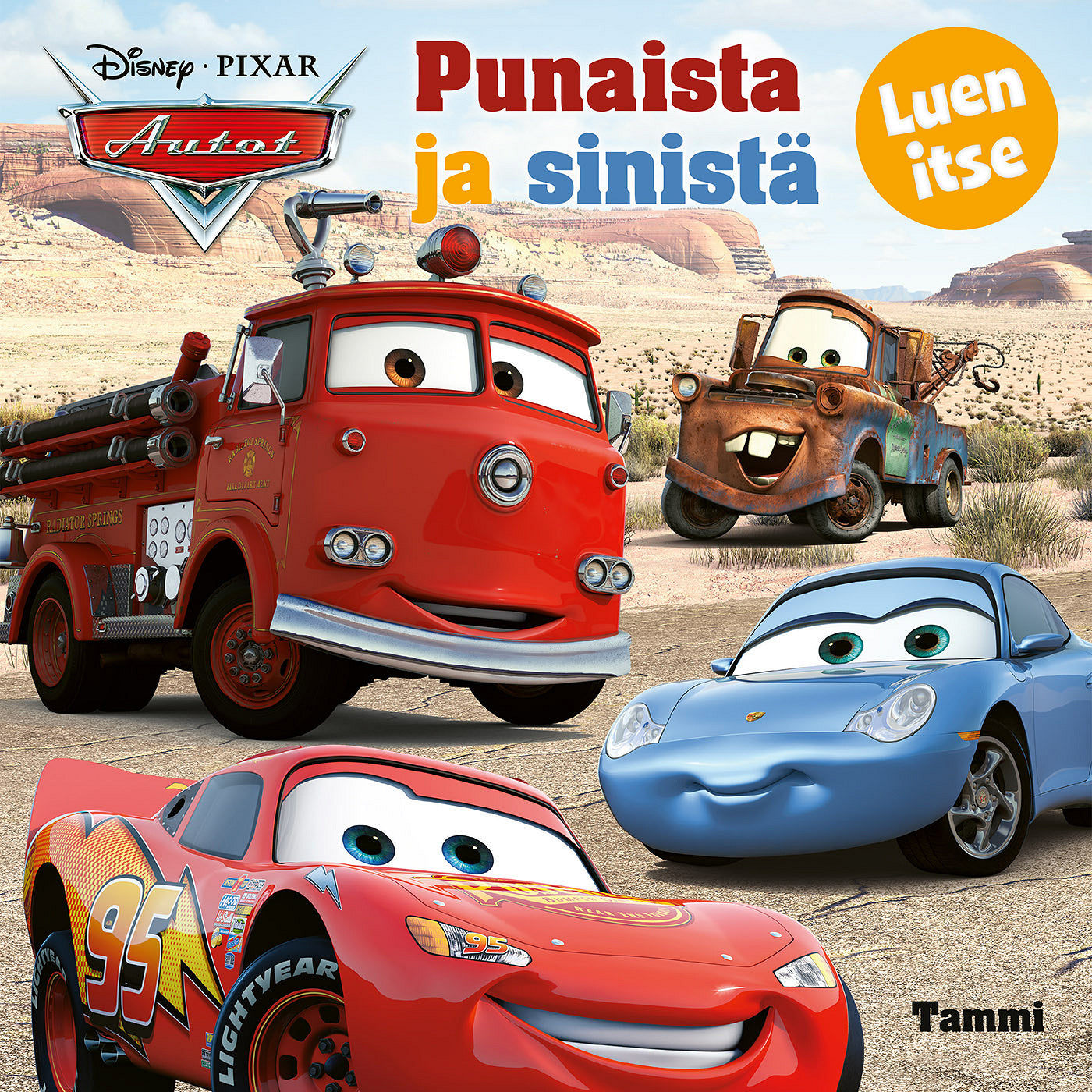 Disney Pixar Autot. Punaista ja sinistä. Luen itse – Ljudbok