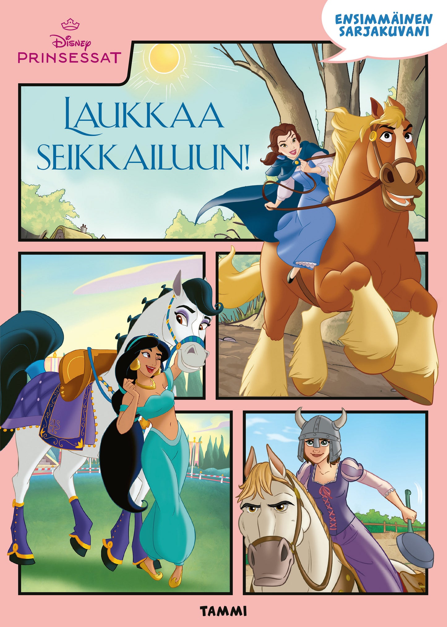 Disney. Prinsessat. Ensimmäinen sarjakuvani. Laukkaa seikkailuun! – E-bok