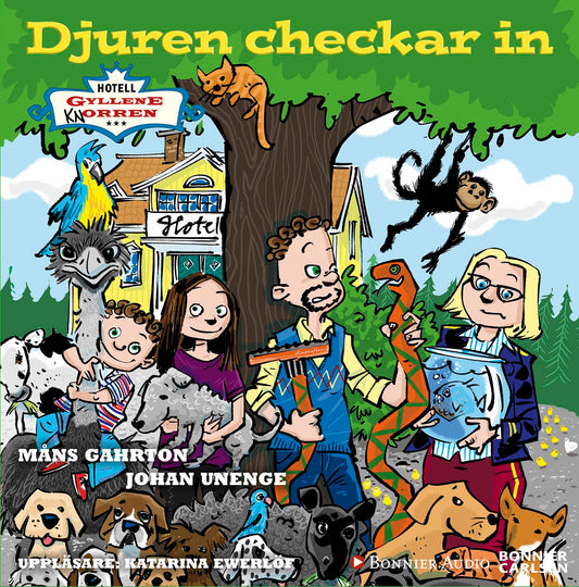 Djuren checkar in – Ljudbok