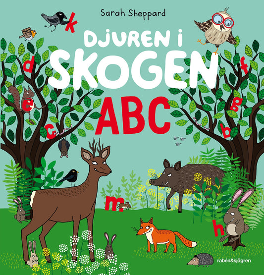 Djuren i skogen ABC – E-bok