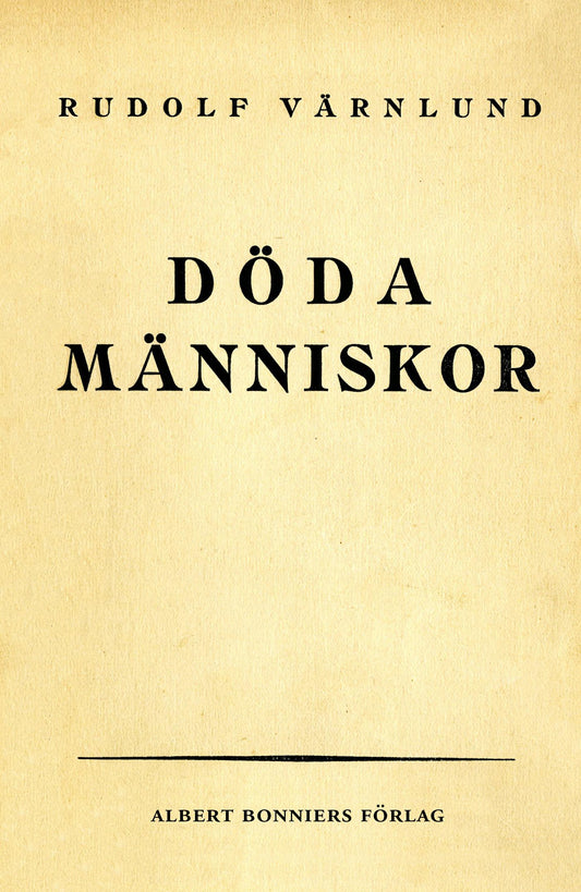 Döda människor : noveller – E-bok