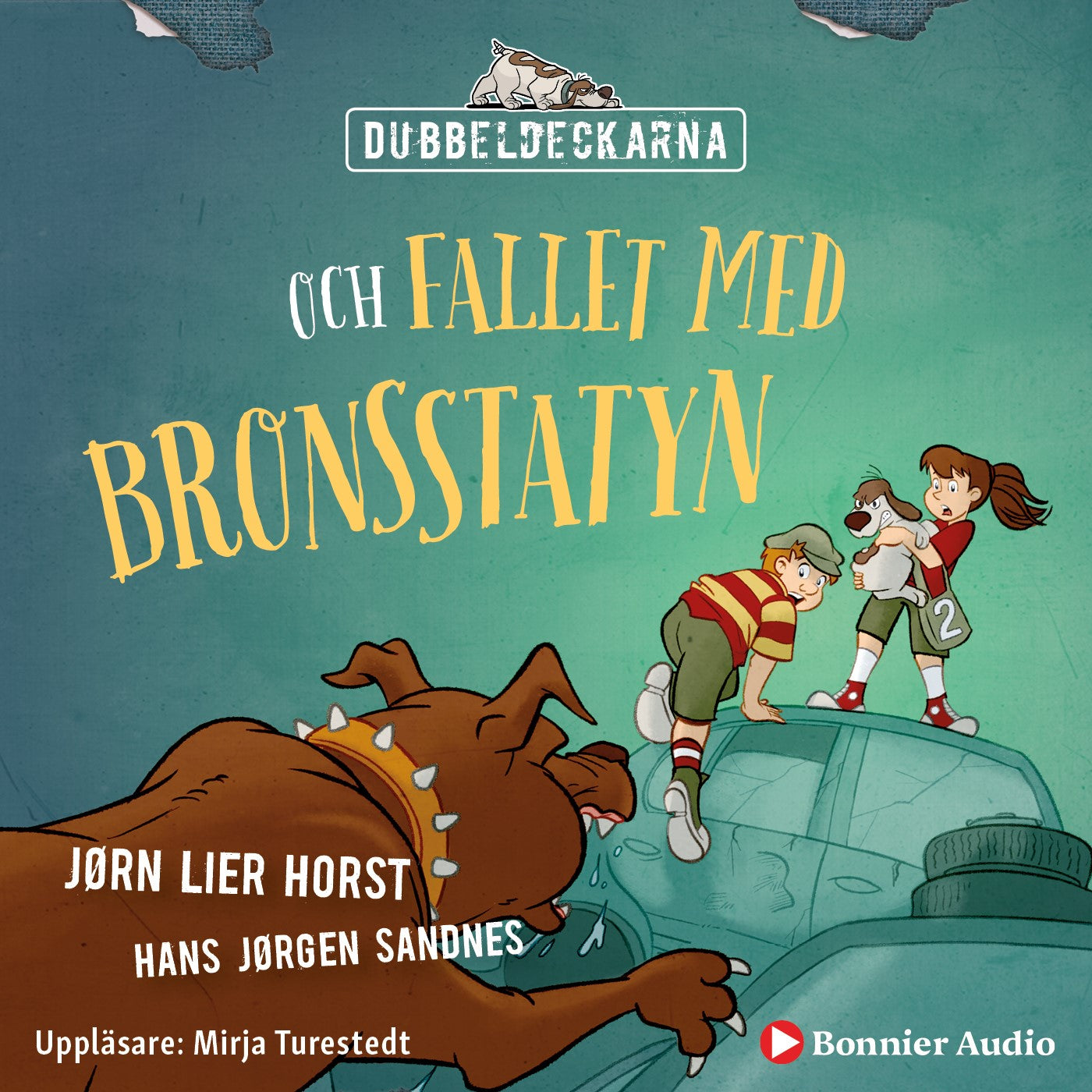 Dubbeldeckarna och fallet med bronsstatyn – Ljudbok