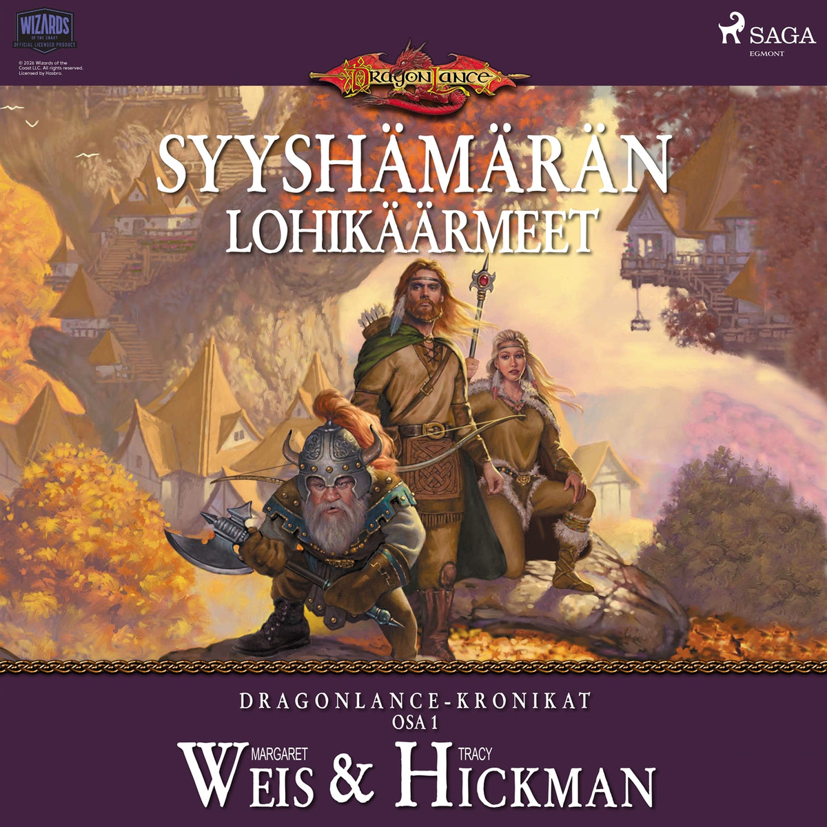 Dungeons & Dragons – Dragonlance-kronikat: Syyshämärän lohikäärmeet – Ljudbok