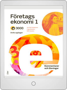 E3000 Företagsekonomi 1 Kommentarer och lösningar Onlinebok