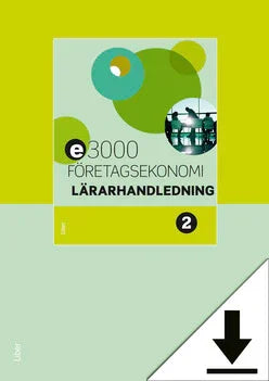 E3000 Företagsekonomi 2 Lärarhandledning