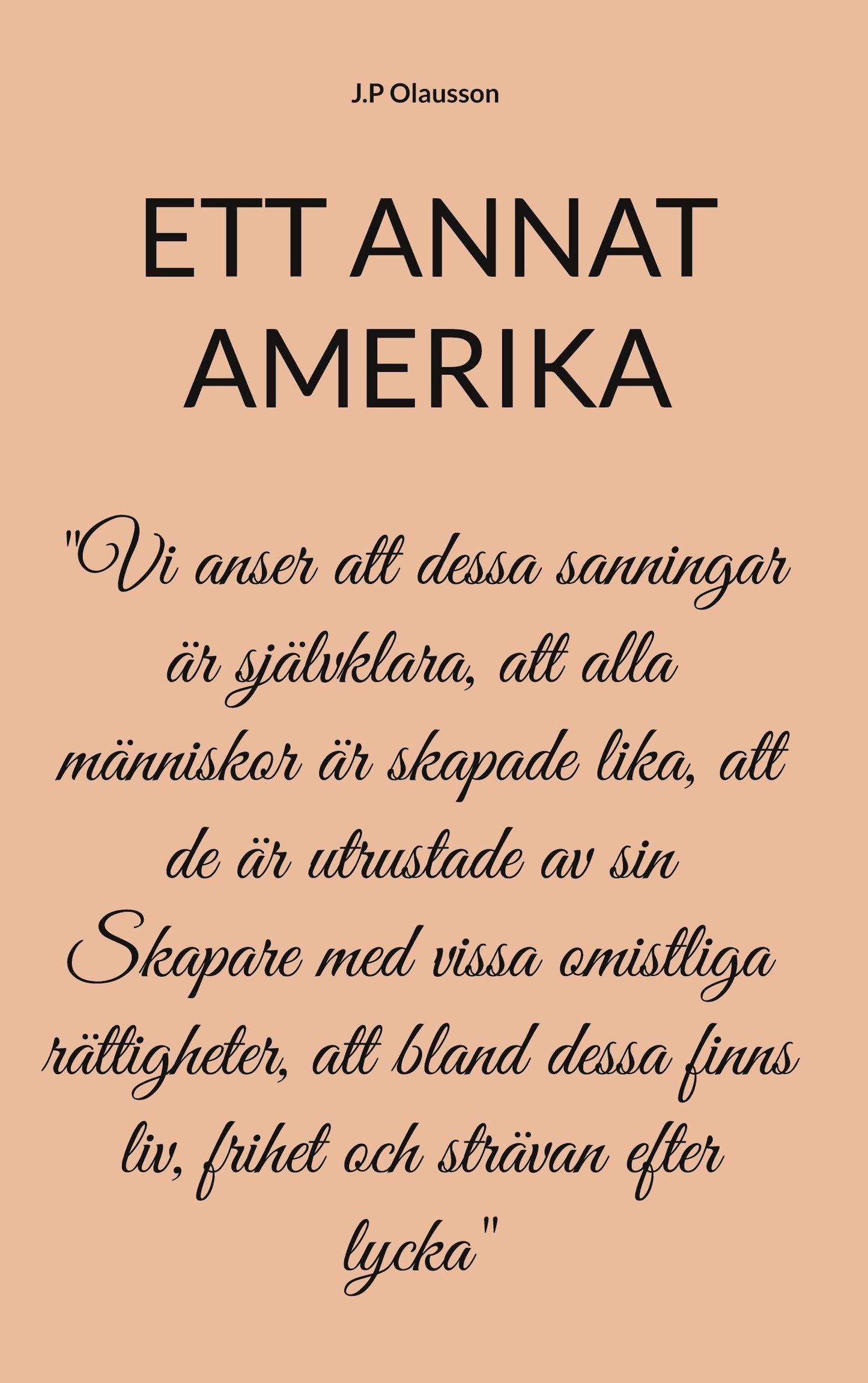 ETT ANNAT AMERIKA – E-bok