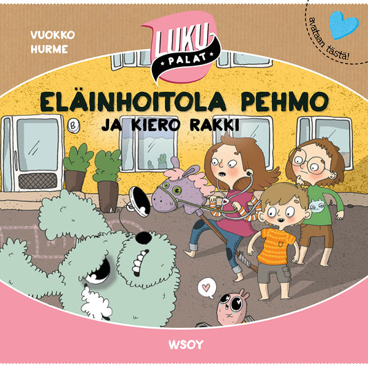 Eläinhoitola Pehmo ja kiero Rakki – Ljudbok