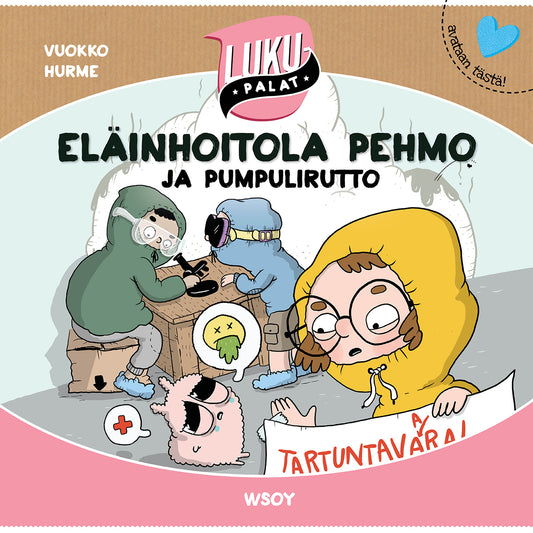 Eläinhoitola Pehmo ja pumpulirutto – Ljudbok