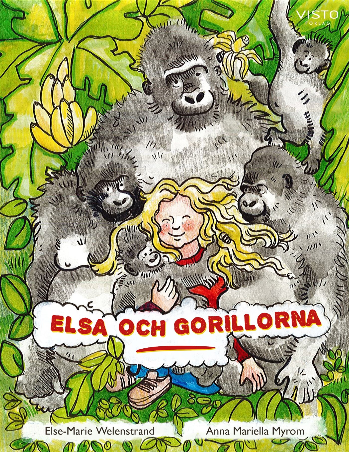 Elsa och gorillorna – E-bok
