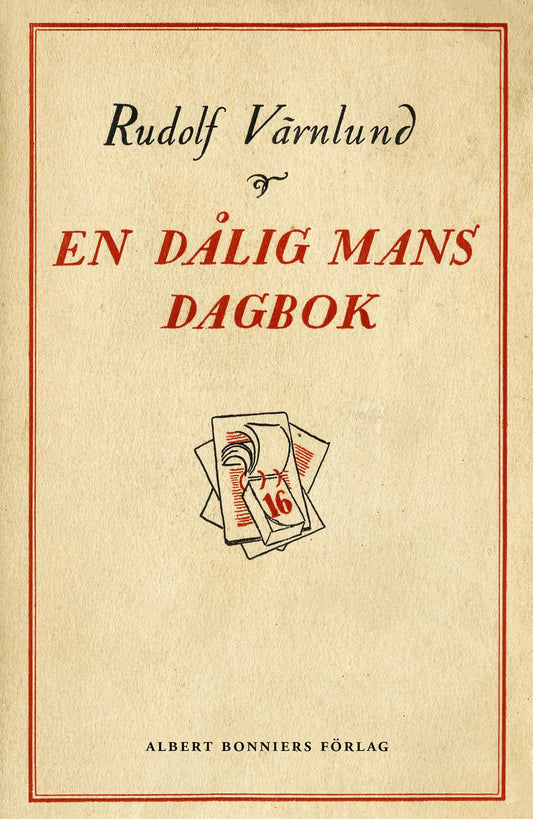 En dålig mans dagbok – E-bok