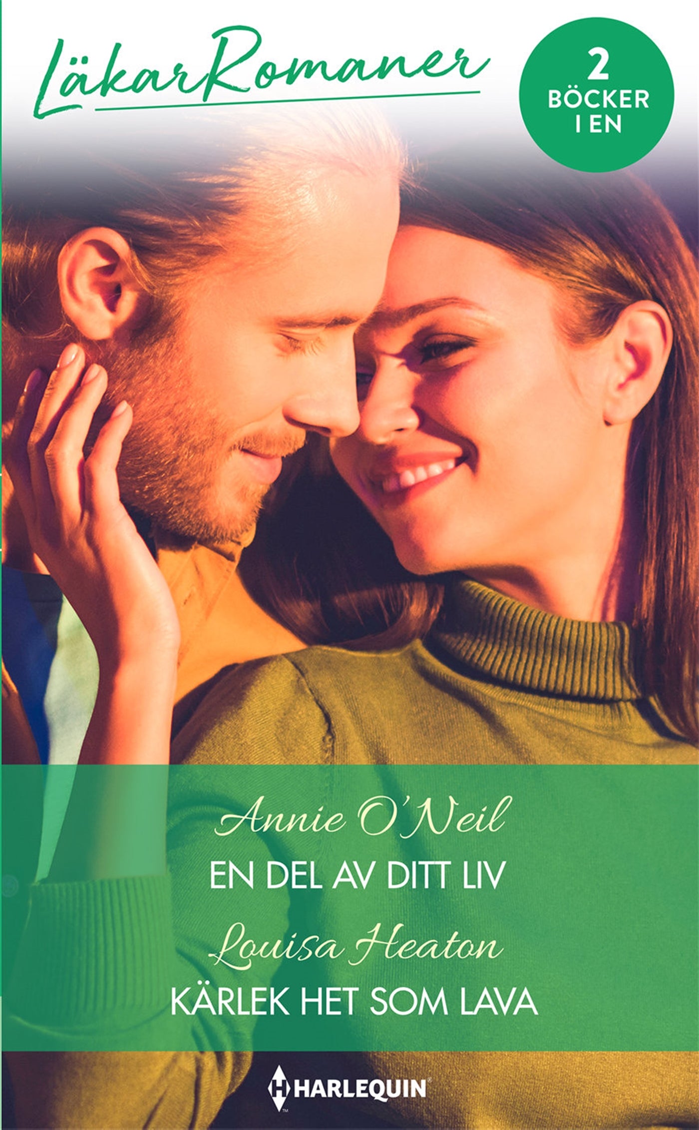 En del av ditt liv / Kärlek het som lava – E-bok