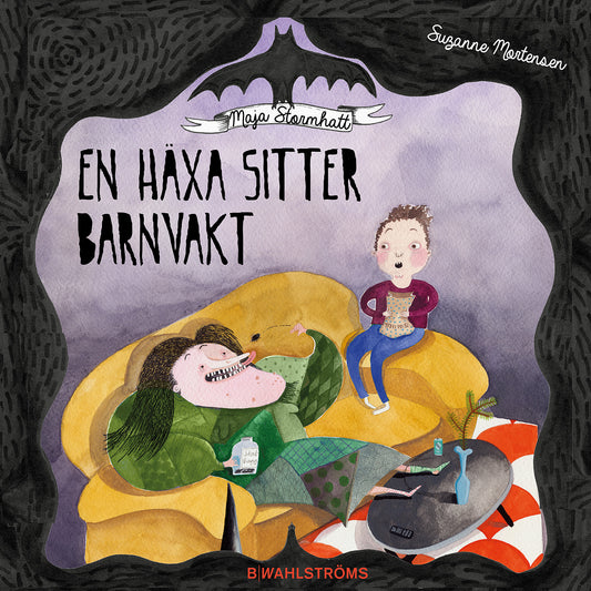 En häxa sitter barnvakt – E-bok