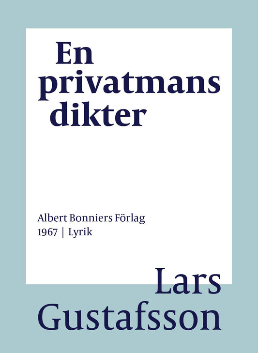 En privatmans dikter – E-bok