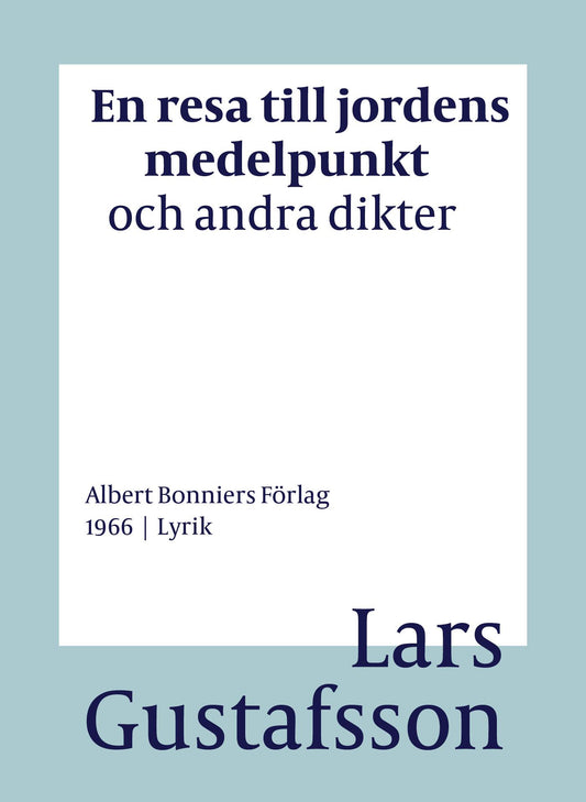En resa till jordens medelpunkt och andra dikter – E-bok