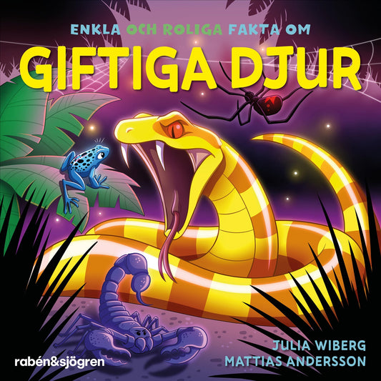 Enkla och roliga fakta om giftiga djur – Ljudbok