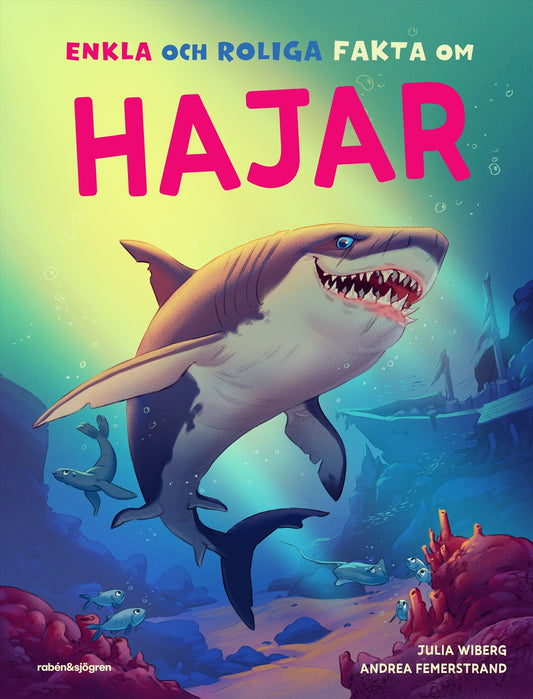Enkla och roliga fakta om hajar – E-bok