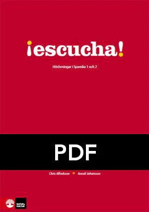 Escucha! Hörövningar i spanska 1 och 2 pdf+mp3