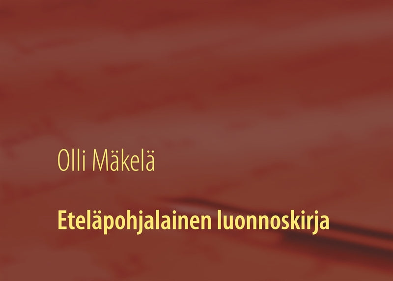 Eteläpohjalainen luonnoskirja: Piirtäjä-akvarellisti matkustaa – E-bok