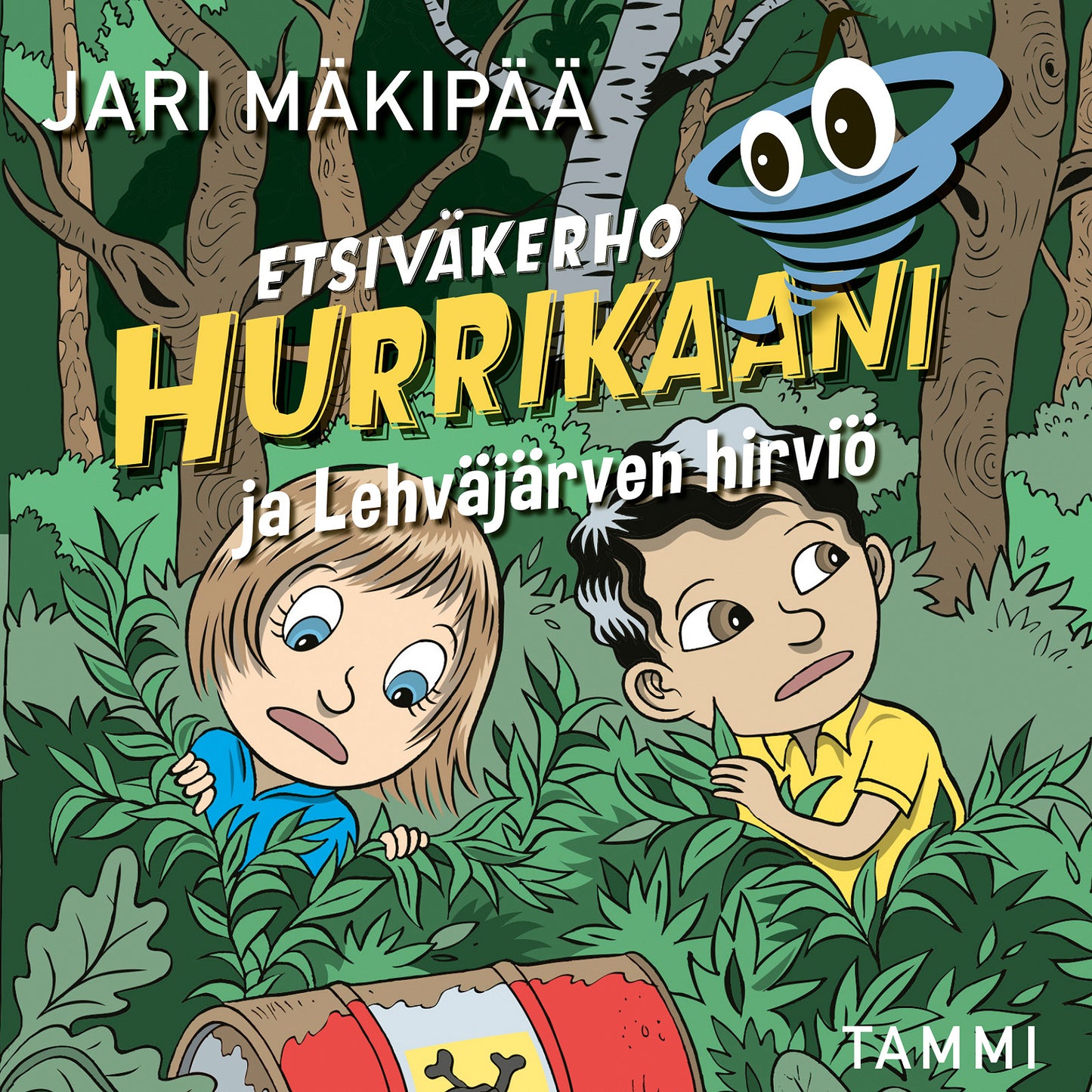 Etsiväkerho Hurrikaani ja Lehväjärven hirviö – Ljudbok