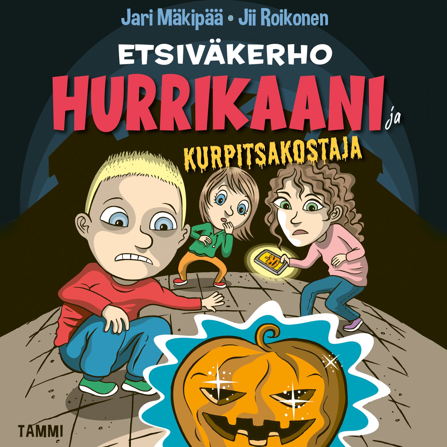 Etsiväkerho Hurrikaani ja kurpitsakostaja – Ljudbok
