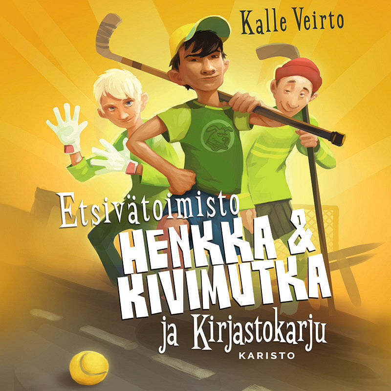 Etsivätoimisto Henkka & Kivimutka ja Kirjastokarju – Ljudbok