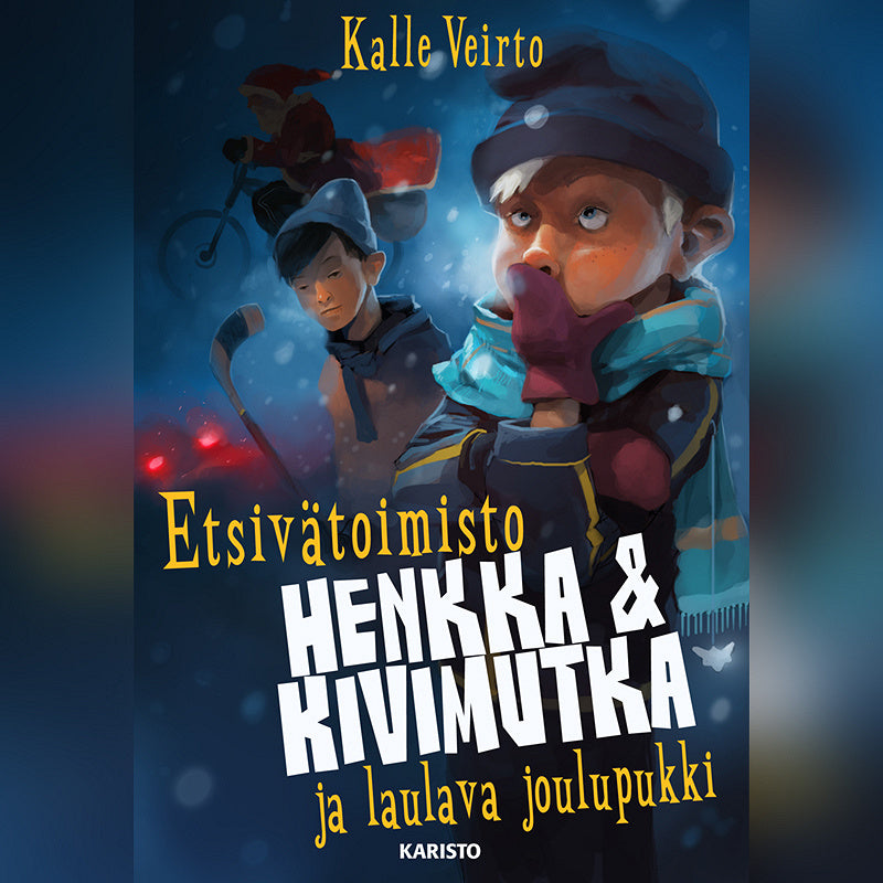 Etsivätoimisto Henkka & Kivimutka ja laulava joulupukki – Ljudbok