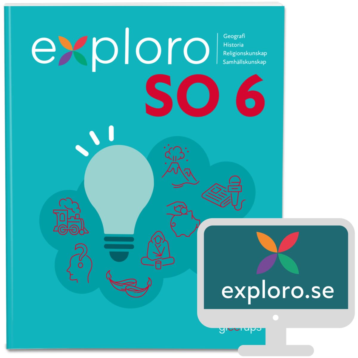 Exploro SO åk 6, grundbok, inkl exploro.se, elevlic, 12 mån