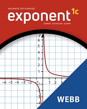 Exponent 1c, digitalt lärarmaterial, 12 mån (OBS! Endast för lärare)