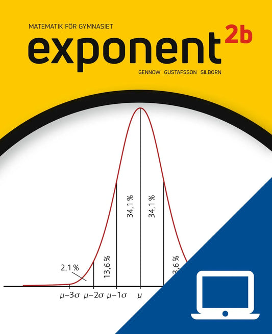 Exponent 2b, digitalt lärarmaterial, 12 mån (OBS! Endast för lärare)