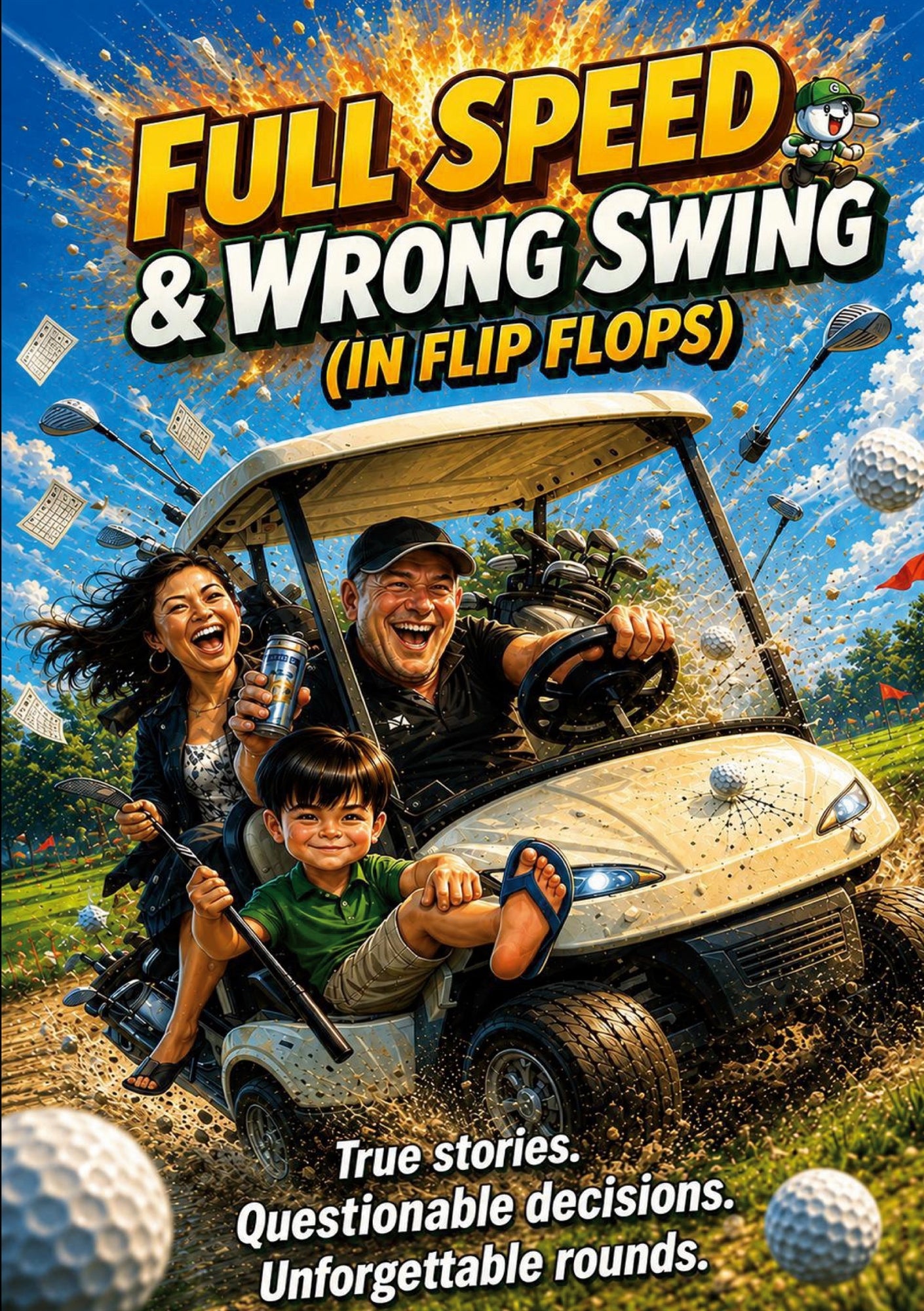 FULL SPEED & WRONG SWING: IN FLIP FLOPS – E-bok
