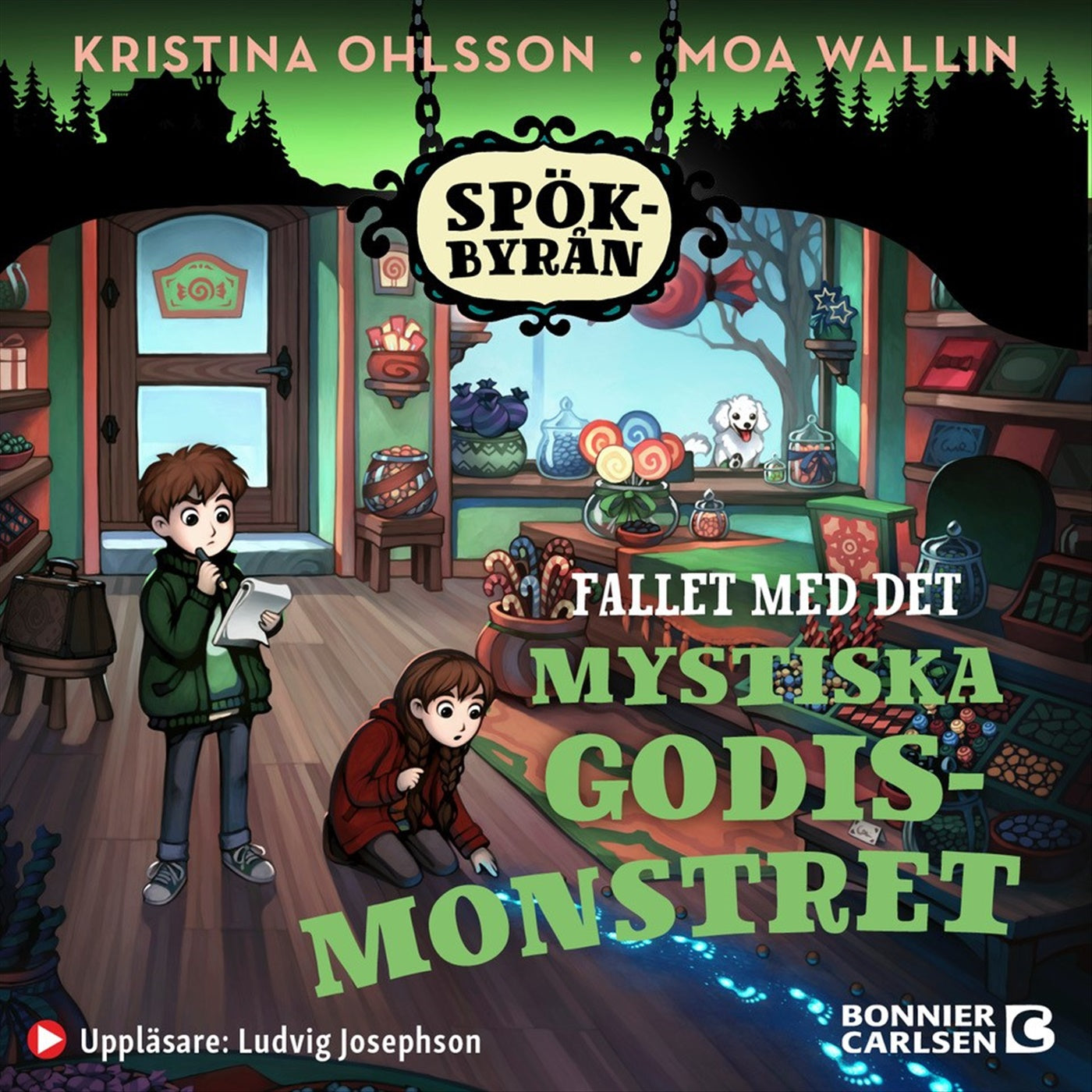 Fallet med det mystiska godismonstret – Ljudbok