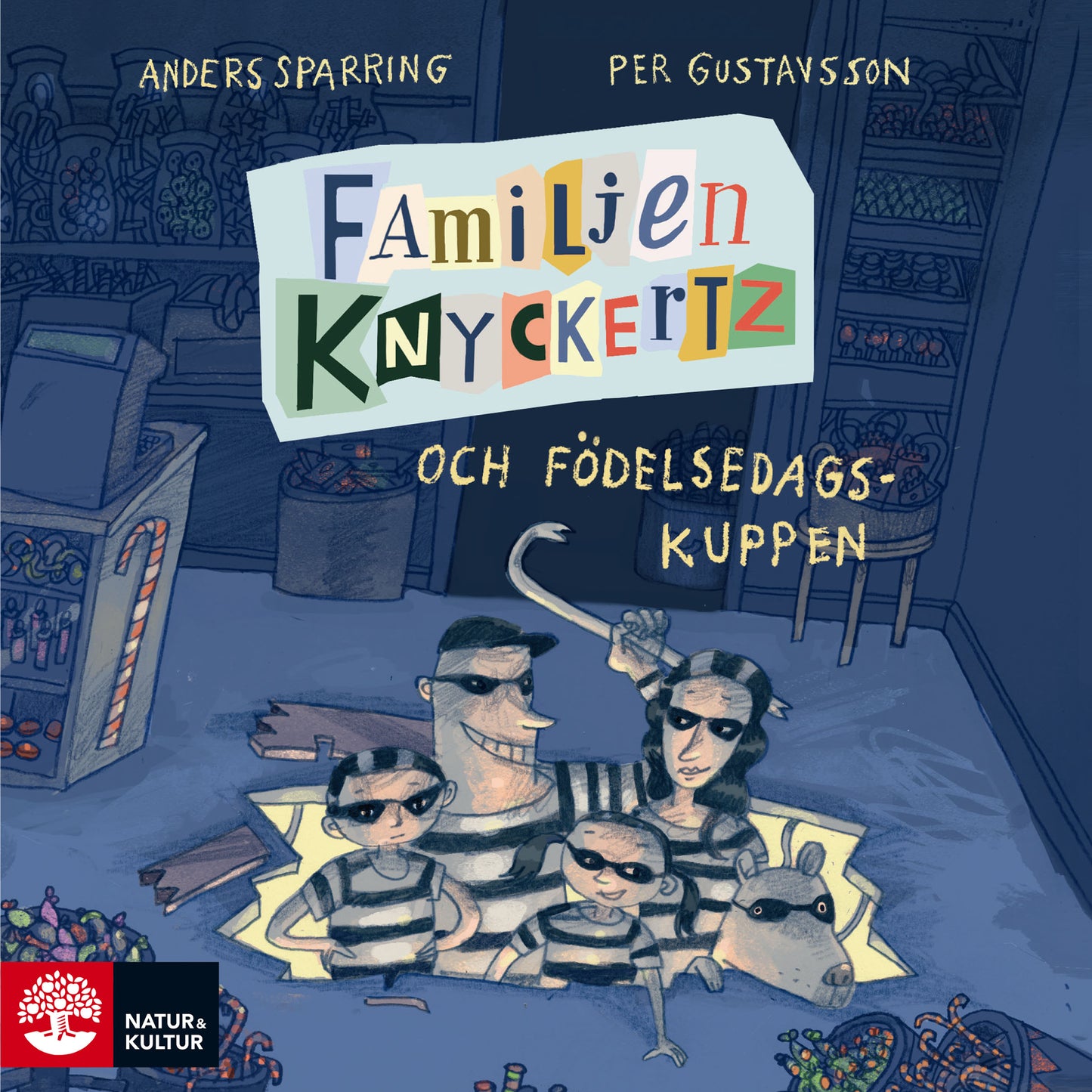 Familjen Knyckertz och födelsedagskuppen – Ljudbok