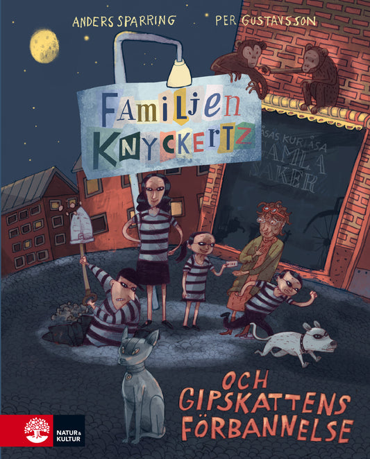 Familjen Knyckertz och gipskattens förbannelse – E-bok