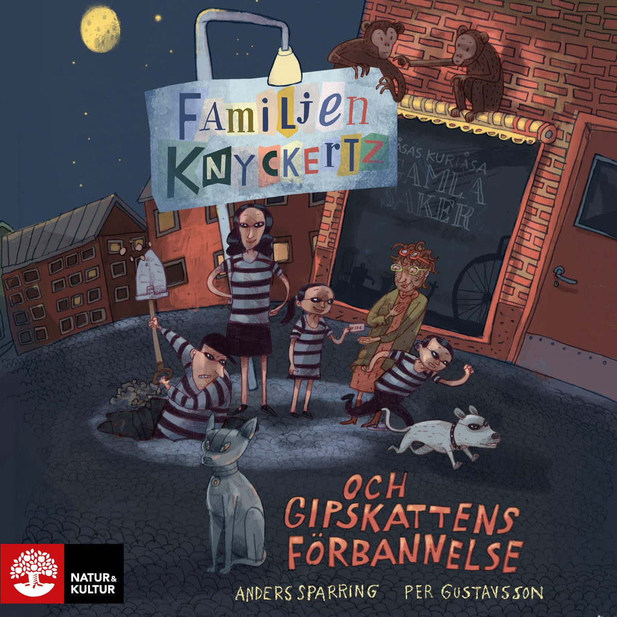 Familjen Knyckertz och gipskattens förbannelse – Ljudbok