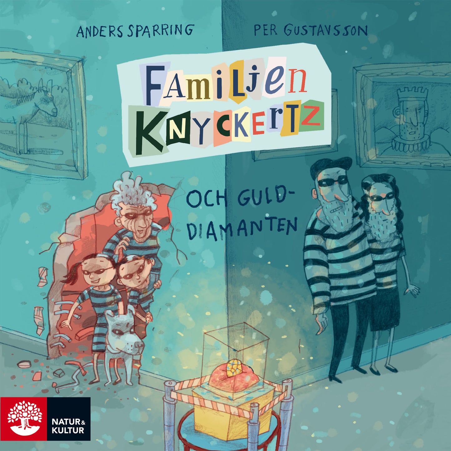 Familjen Knyckertz och gulddiamanten – Ljudbok
