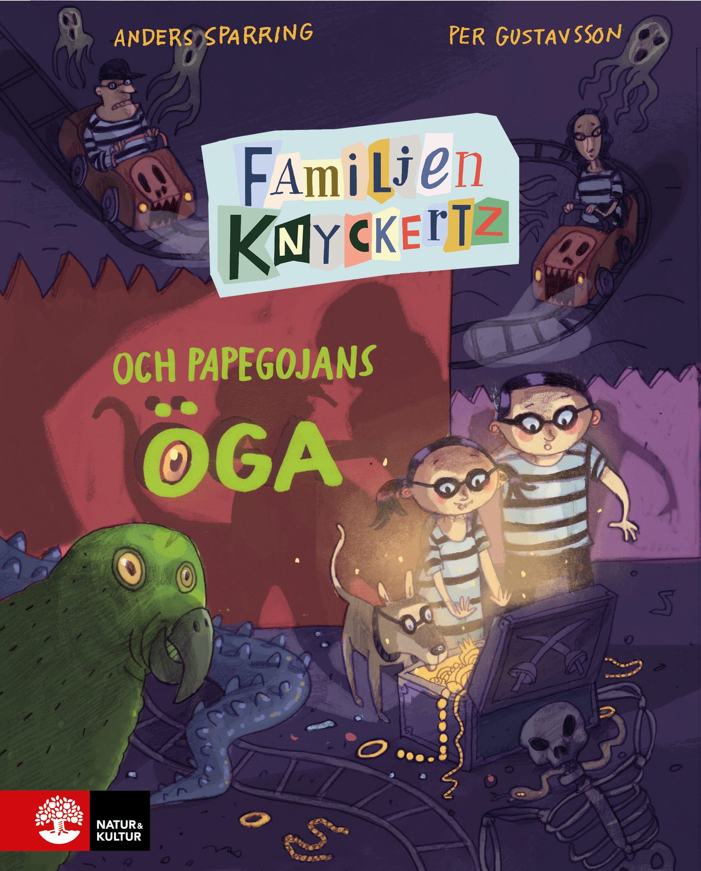 Familjen Knyckertz och papegojans öga – E-bok