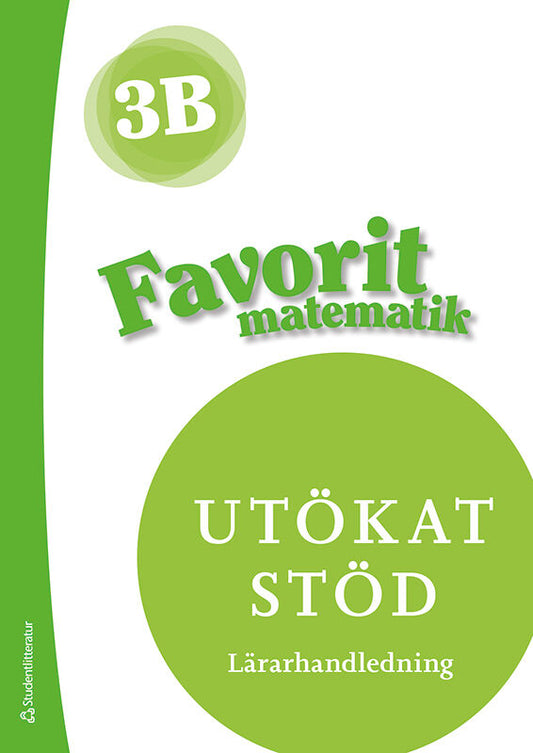 Favorit matematik 3B Utökat stöd - Digital lärarlicens 12 mån