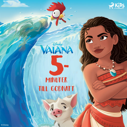 Fem minuter till godnatt – Vaiana berättelser – Ljudbok