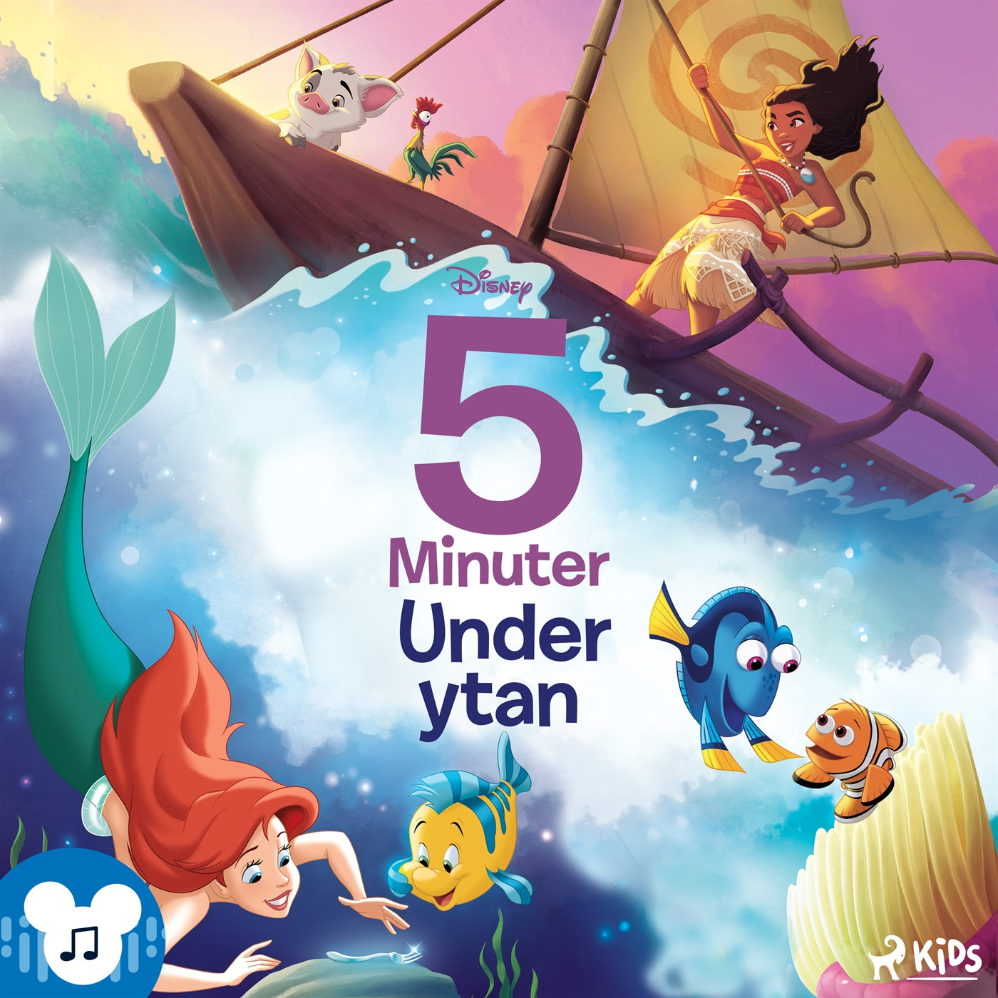 Fem minuter under ytan – Med ljud och musik! – Ljudbok