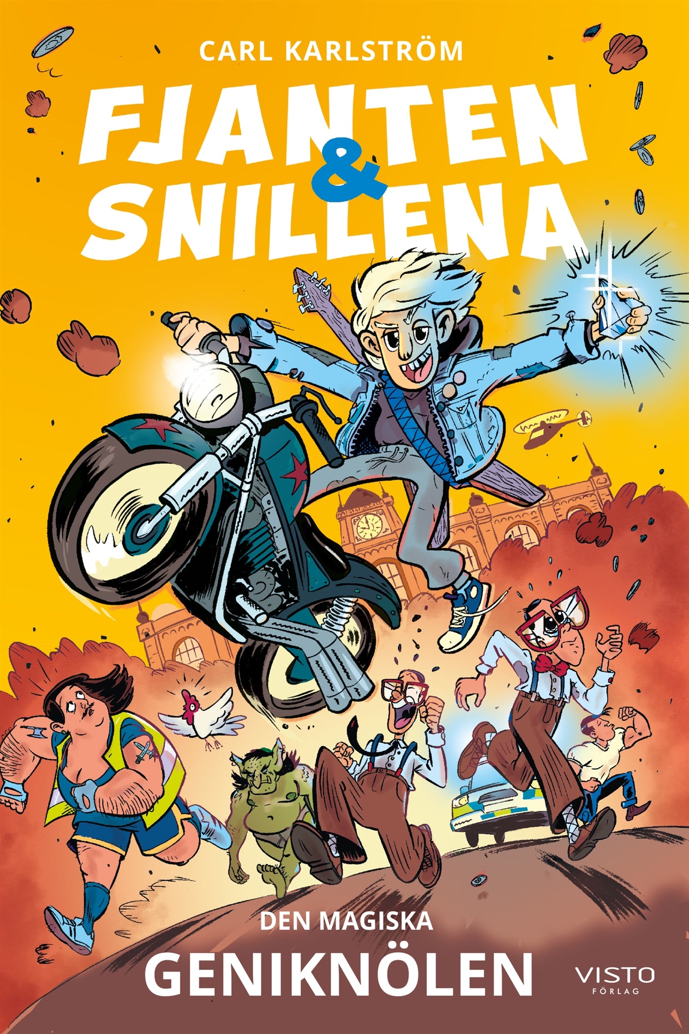 Fjanten & snillena : Den magiska geniknölen – E-bok