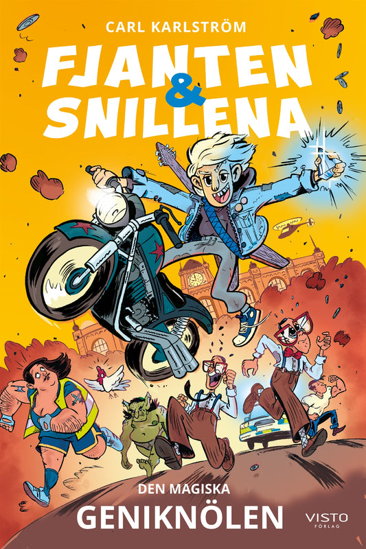 Fjanten & snillena : Den magiska geniknölen – E-bok