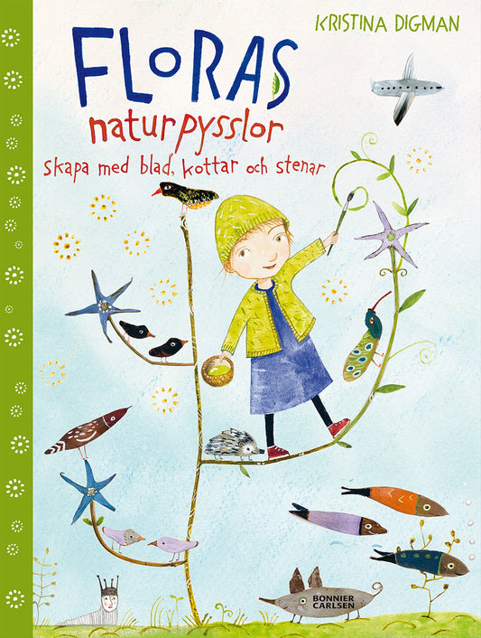 Floras naturpysslor - skapa med blad, kottar och stenar – E-bok