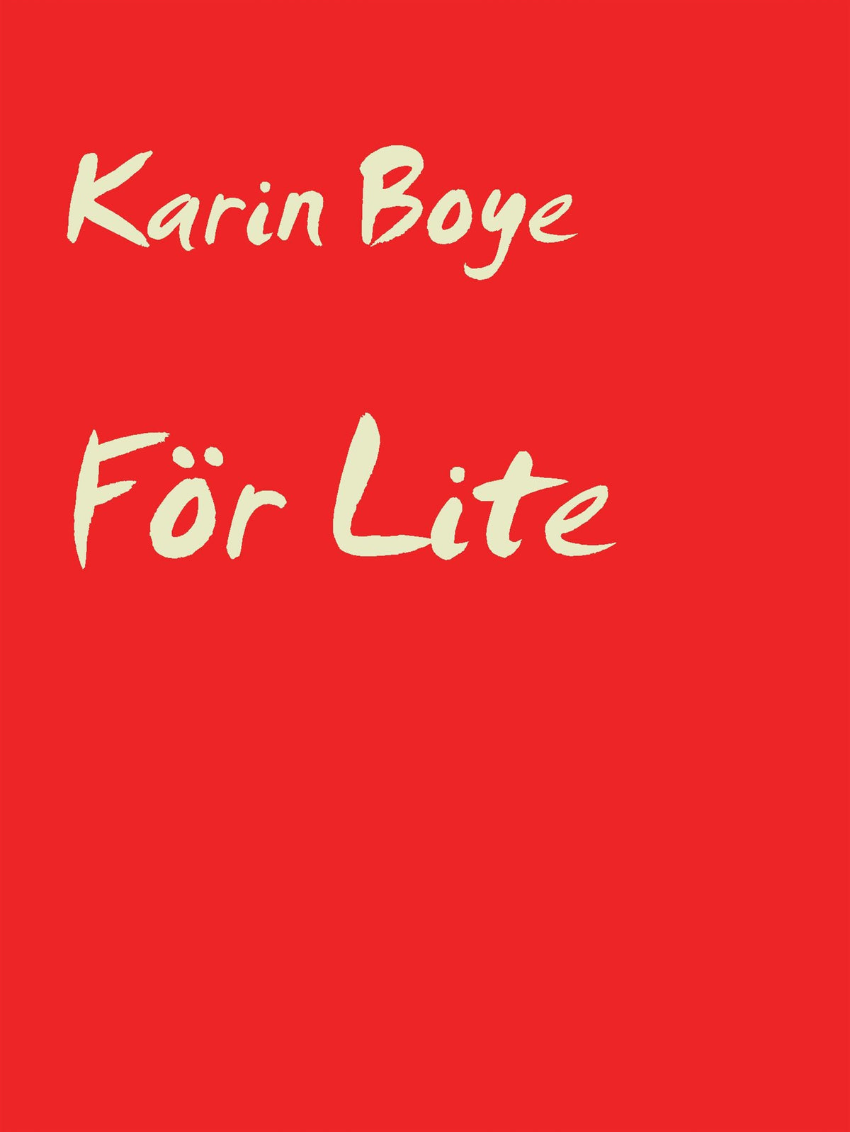 För Lite – E-bok
