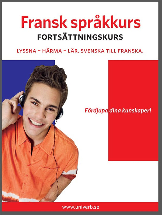 Fransk språkkurs fortsättningskurs – Ljudbok