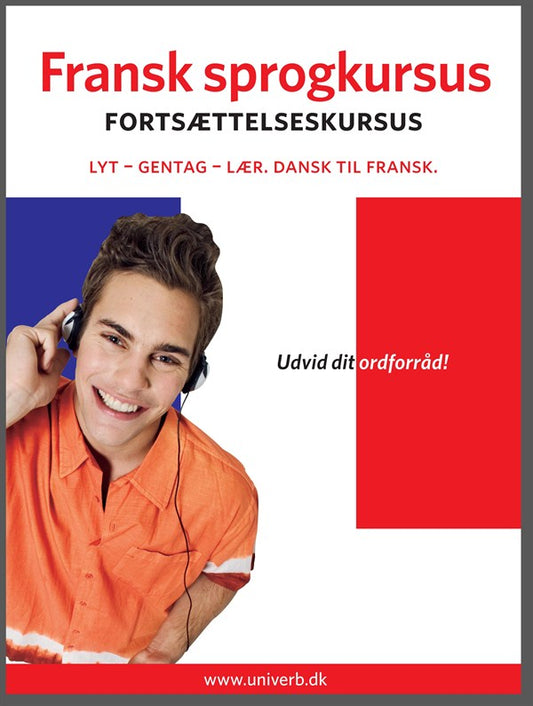 Fransk sprogkursus Fortsættelseskursus – Ljudbok