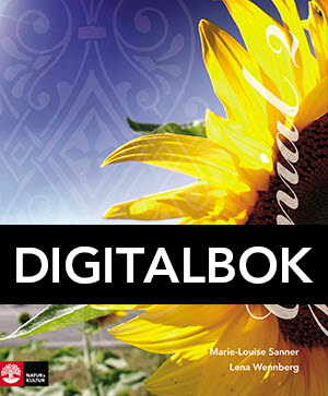 Omslag för Génial 2 Allt-i-ett-bok av Marie-Louise Sanner och Lena Wennberg från Natur & Kultur Digital.