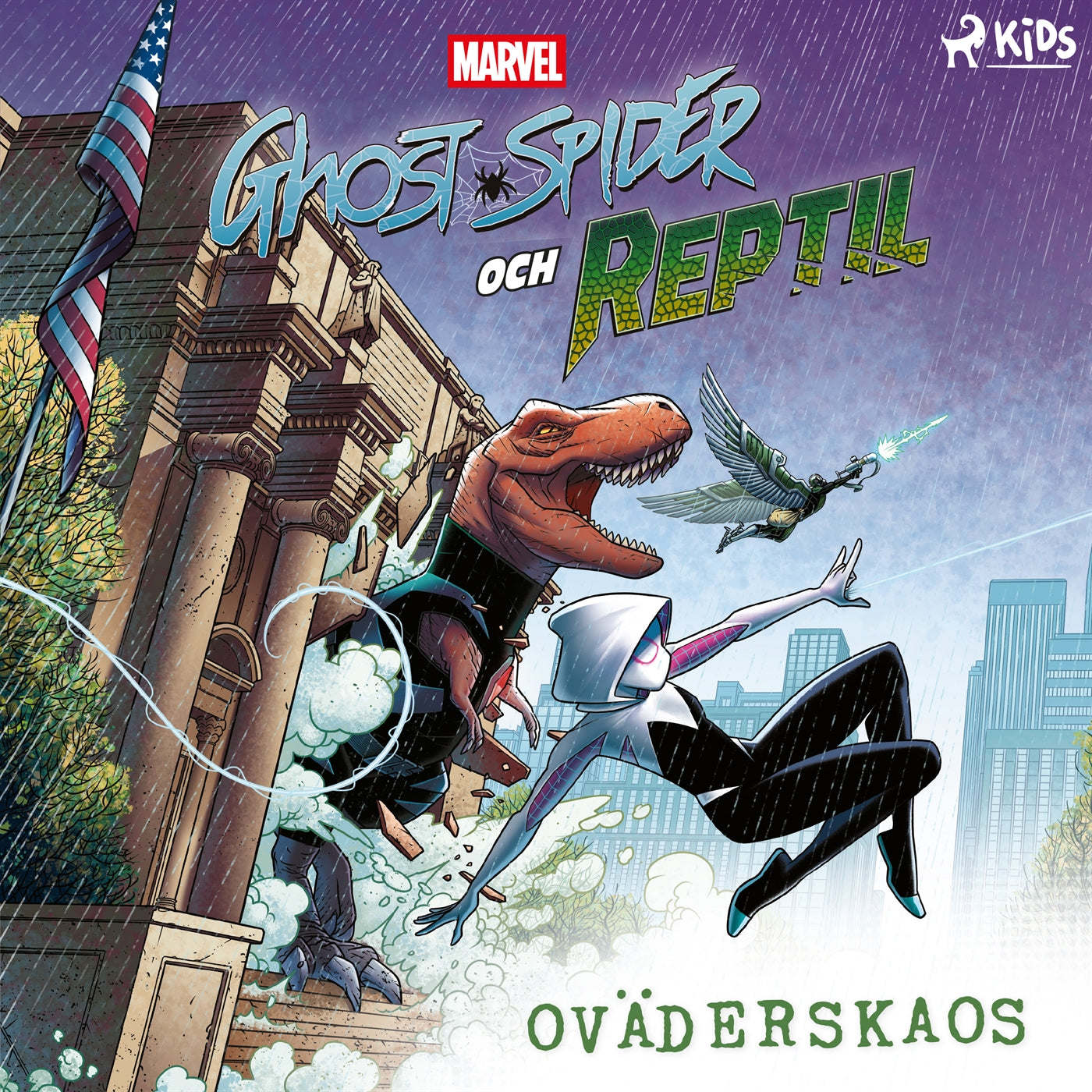 Ghost-Spider och Reptil: Oväderskaos – Ljudbok